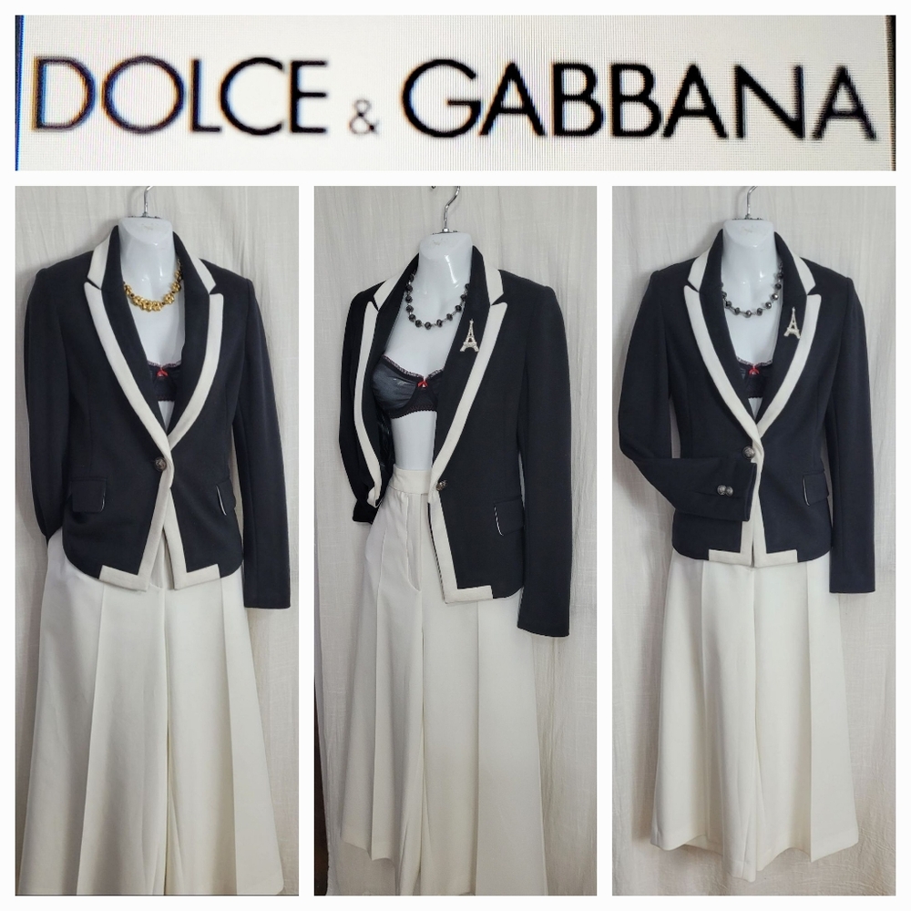 Dolce & Gabanna Knit Blazer /M